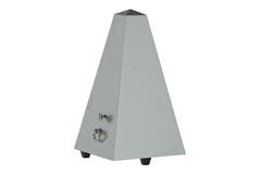 Wittner Metronome con forma de pirámide - Siver matt bright 855202