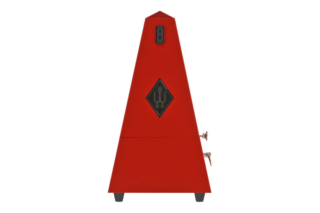 Wittner Metrónomo con forma de pirámide - Rojo oscuro mate 855201