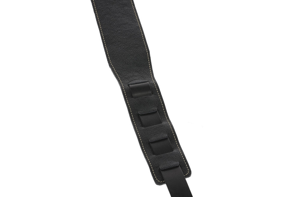 Correa de guitarra GEWA Premium Pattern 65 con Security Locks, negra granulada