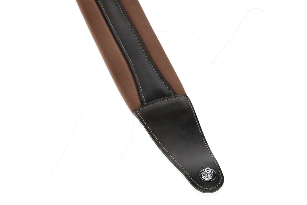 GEWA Correas para guitarras Prestige 85 acolchadas con cierres de seguridad - marrón/negro