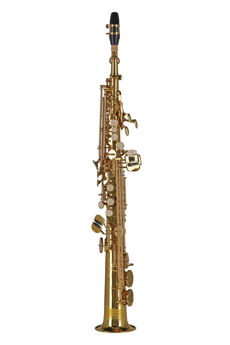 GEWA Ambition SS650 saxofón soprano en Sib, acabado dorado