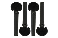 Clavijas barrocas GEWA de ébano, violines 4/4, eje Ø 9 mm, 4 uds.