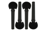 Clavijas barrocas GEWA de ébano, violines 4/4, eje Ø 9 mm, 4 uds.