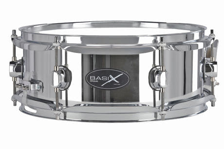 Basix Classic Steel caja 12" x 4,5", acero cromado