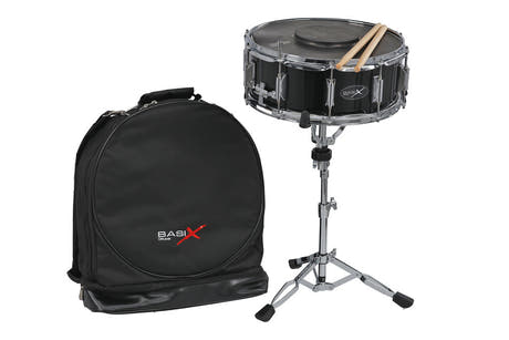 Set inicial Basix con caja de 14" x 5,5", soporte para tocar sentado