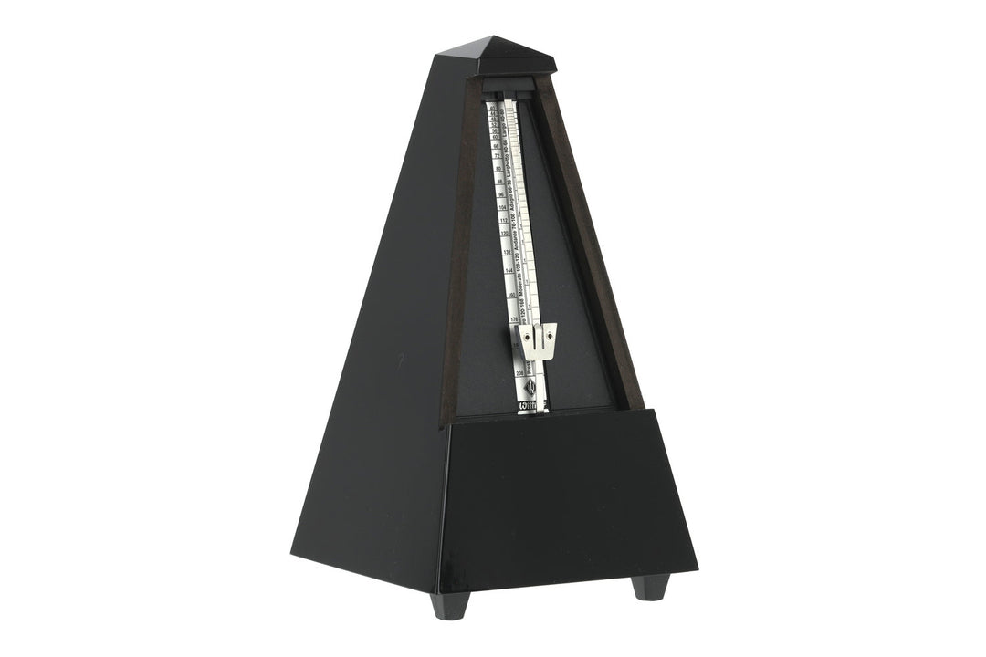 Wittner Metrónomo forma piramidal - Black alto brillo 806