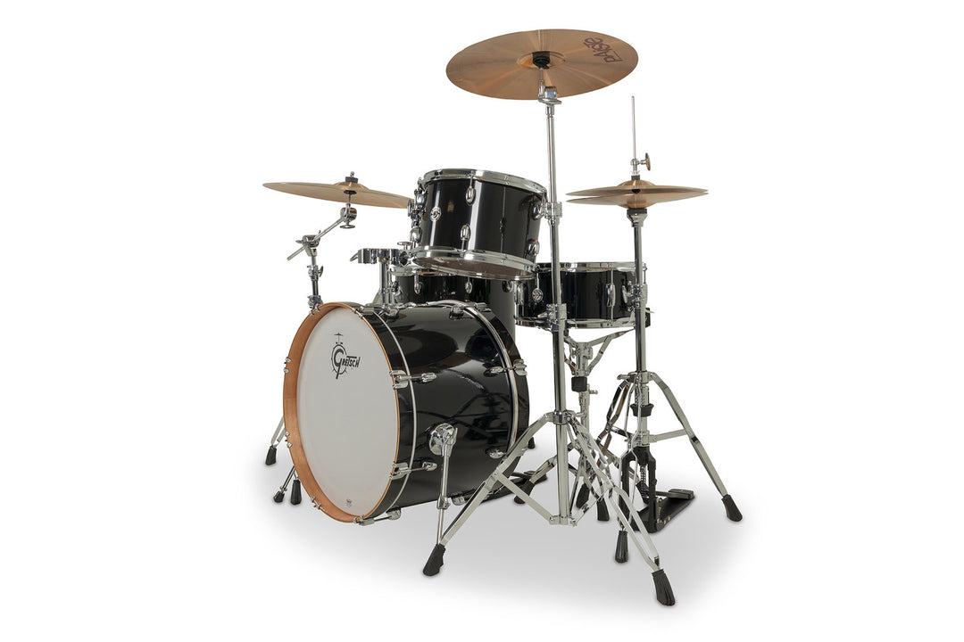 conjunto de cascos Gretsch Catalina Club - Piano Black (CC2-R424-PB)