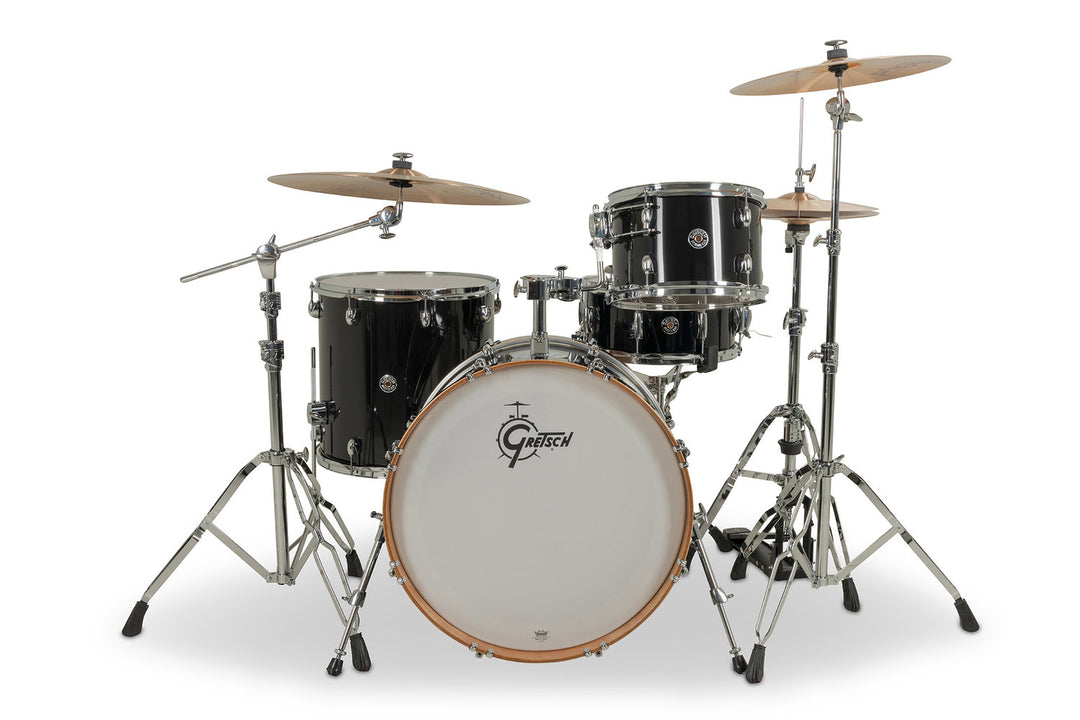 conjunto de cascos Gretsch Catalina Club - Piano Black (CC2-R424-PB)