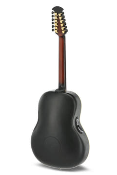 Guitarras electroacústicas Ovation Pro Series Elite Deep Bowl Non-Cutaway de 12 cuerdas - Sunburst (1758-1-G)