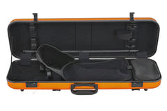 GEWA Estuche de Violines Air 2.1 - Naranja de alto brillo