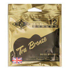 Rotosound Tru Bronze TB12 cuerdas para guitarras acústicas 12-54