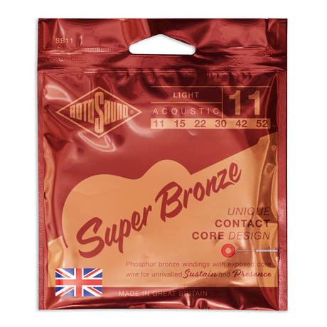 Rotosound Super Bronze SB11 cuerdas para guitarra western 11-52