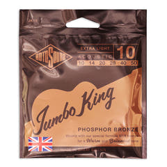 Cuerdas de guitarra western Rotosound Jumbo King JK10 10-50