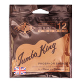 Cuerdas de guitarra western Rotosound Jumbo King JK12 12-54