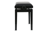 Banqueta de piano GEWA Piano bench Deluxe Vinyl - Black highgloss (Seat black)