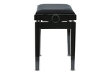 GEWA Piano bench Deluxe - Black high gloss (Seat black)