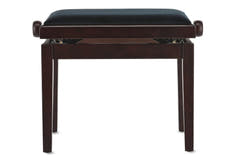 Banqueta de piano GEWA Deluxe - Palo de rosa mate (asiento negro)