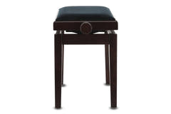 Banqueta de piano GEWA Deluxe - Palo de rosa mate (asiento negro)