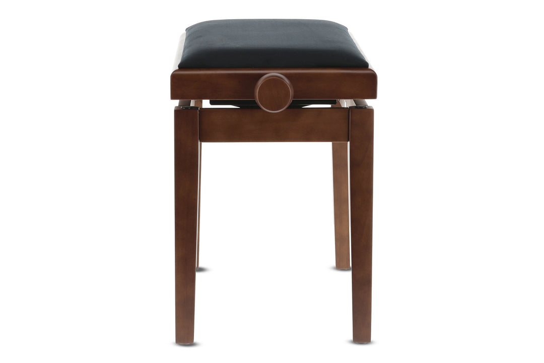 Banco de piano GEWA Deluxe - Walnut matt (asiento negro)