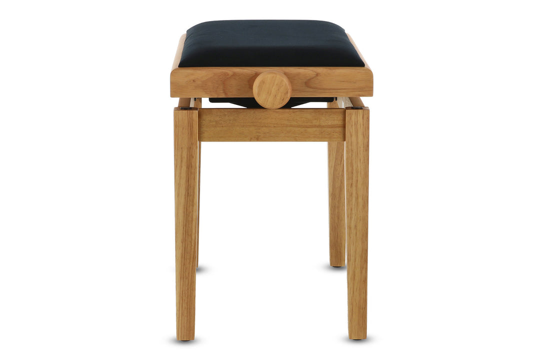 Banco de piano GEWA Deluxe - Natural matt (Seat black)