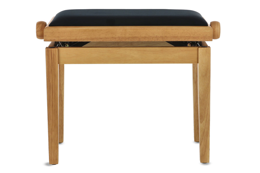 Banco de piano GEWA Deluxe - Natural matt (Seat black)