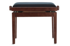 GEWA Piano bench Deluxe - Walnut dark matt (Seat black)
