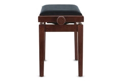 GEWA Piano bench Deluxe - Walnut dark matt (Seat black)