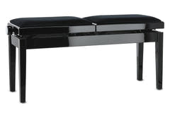 GEWA Banco de piano Deluxe Double - Black alto brillo
