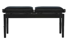 GEWA Banco de piano Deluxe Double - Black alto brillo