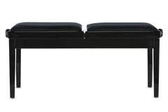 GEWA Banco de piano Deluxe Double - Black alto brillo