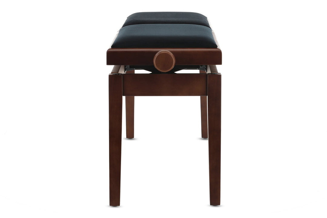 GEWA Banqueta de piano Deluxe Double - nogal mate