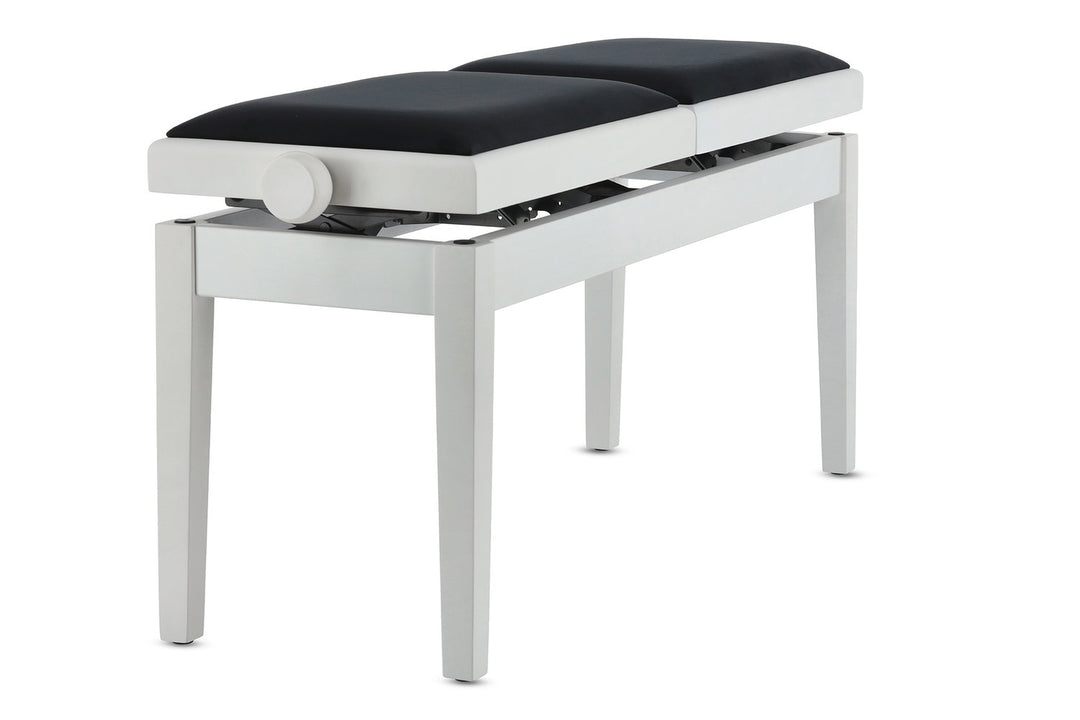 GEWA Banqueta de piano Deluxe Double - White mate