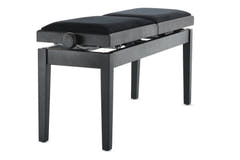GEWA banco de piano Deluxe Double - Black mate