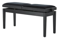 GEWA banco de piano Deluxe Double - Black mate