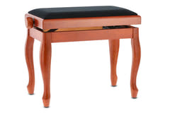 GEWA Banqueta de piano Deluxe Classic - Cerezo mate