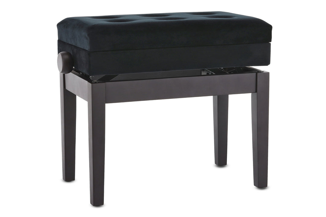 GEWA Banco de piano Deluxe con compartimento - Rosewood mate