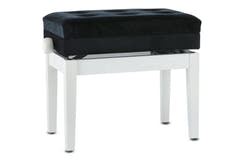 GEWA Banco de piano Deluxe Compartment - White matt