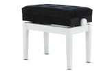 GEWA Piano bench Deluxe Compartment - White matt