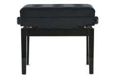 GEWA Piano bench Compartimento Deluxe - Black alto brillo