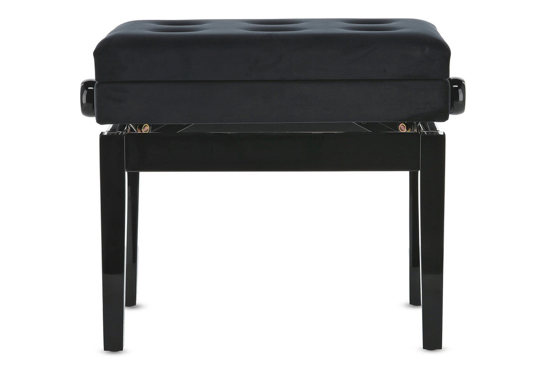 GEWA Piano bench Compartimento Deluxe - Black alto brillo