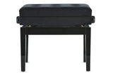 GEWA Piano bench Deluxe Compartment - Black highgloss