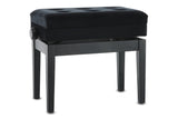 GEWA Piano bench Deluxe Compartment - Black matt