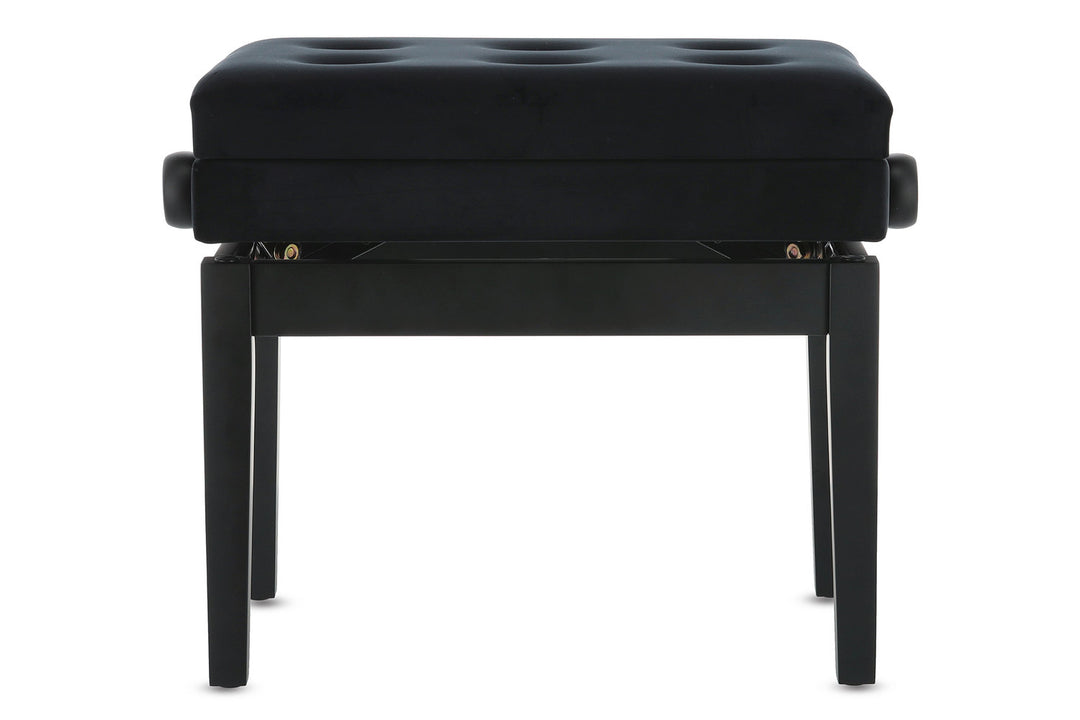 GEWA Banqueta de piano Deluxe con compartimento - Black mate