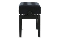 GEWA Banqueta de piano Deluxe con compartimento - Black mate