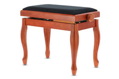 GEWA Banqueta de piano Deluxe Classic - Cerezo mate