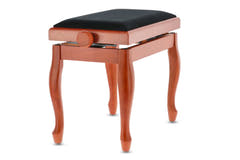 GEWA Banqueta de piano Deluxe Classic - Cerezo mate