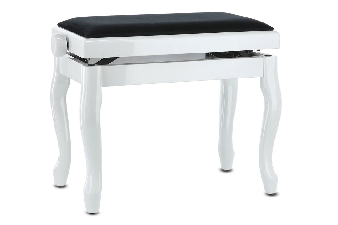 GEWA Banco de piano Deluxe Classic - White highgloss