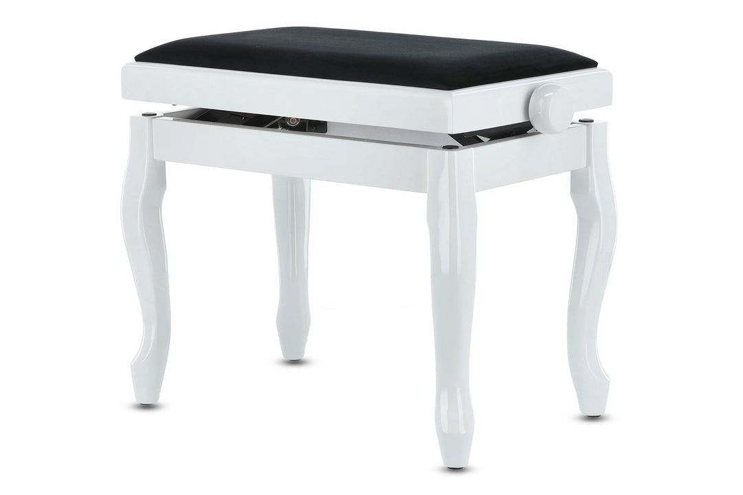 GEWA Banco de piano Deluxe Classic - White highgloss