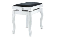 GEWA Banco de piano Deluxe Classic - White highgloss