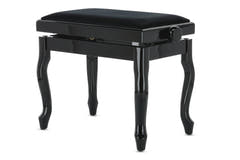 GEWA banqueta de piano Deluxe Classic - Black highgloss